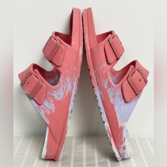 Birkenstock Arizona EVA Slide Sandals Watermelon Multi Women’s 36 Size 5-5.5 - Picture 8 of 15